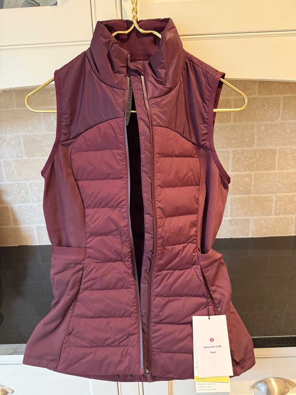 lululemon athletica Down for It All Vest -Wine